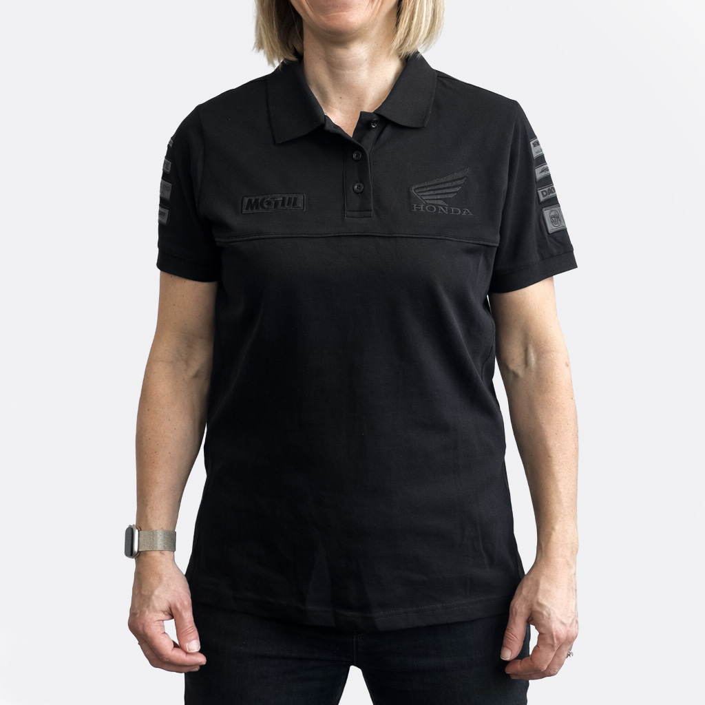 Honda BSB Polo Shirt Black Ladies